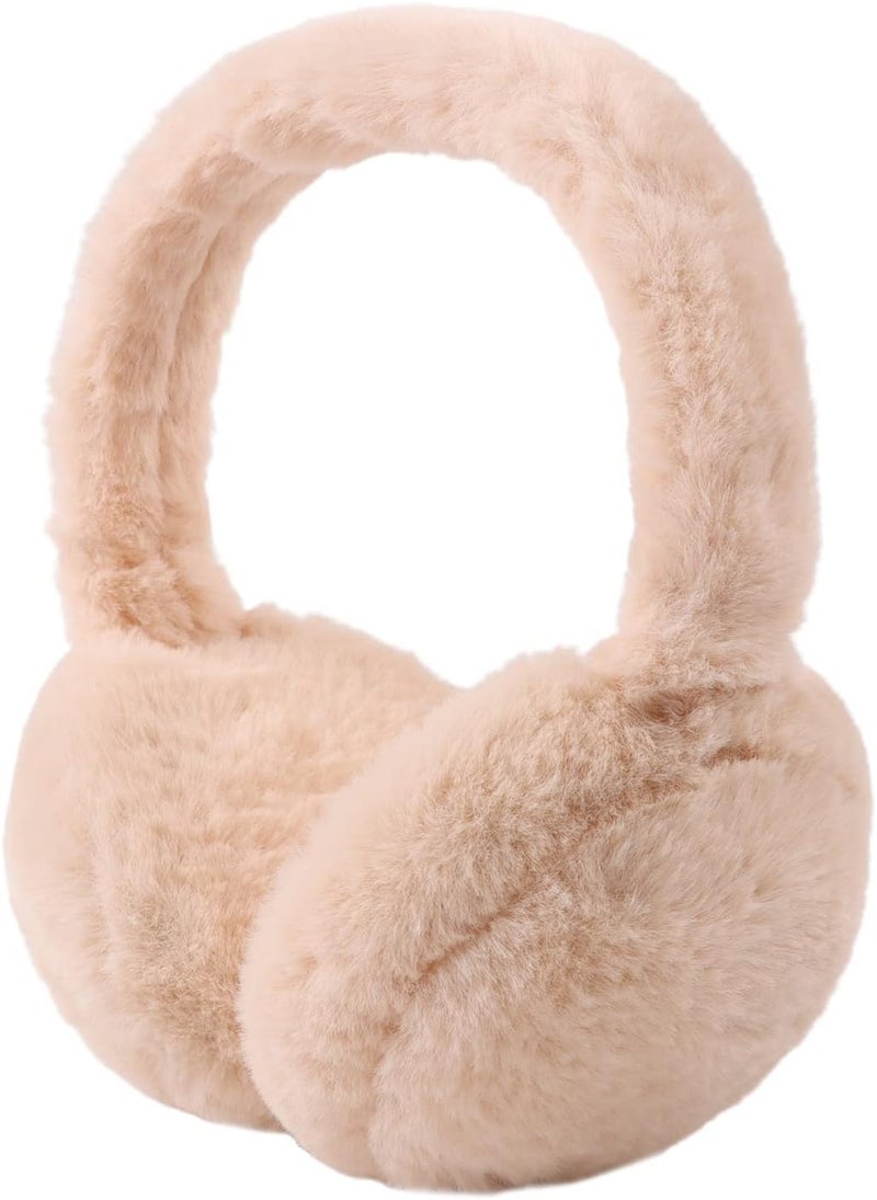 Pesaat Fluffy Ear Muff for Women Plush Earmuffs Kids Winter Earmuffs Girls Boys Cold Weather Ear Warmer - Image 1